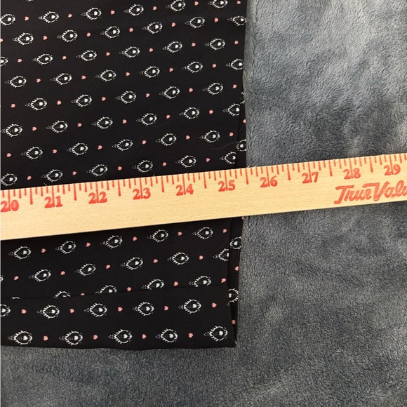 LOFT Black and Pink Geometric Trousers - Picture 5 of 9